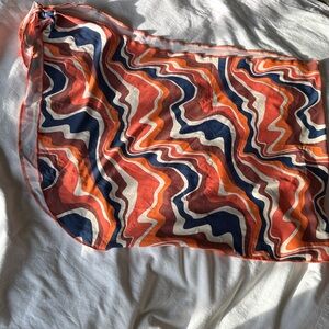 Knix heat wave Orange and blue short Sarong m/l